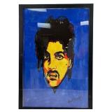 Andy Warhol Framed Print of musician Prince
