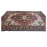 Hand-Knotted Persian-Style Wool Area Rug, Multicol