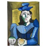 Pablo Picasso (After) Mixed Media Painting
