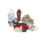 Christmas Decor, Clay Nativity, a miniature