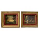 Pair Of late 19th-century Original Oil Paintings