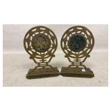 Chinese Brass Bookends