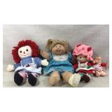 Four Assorted Vintage Dolls