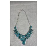 Turquoise and 925 silver size adjustable