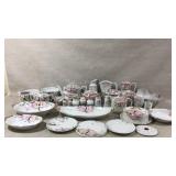 Noritake Hand-Painted Porcelain Tea and Dinner Set