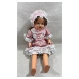 Antique Composition Doll Large 24" Tin Sleepy