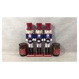 Nutcrackers With Candles