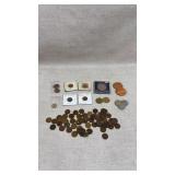 collection of assorted collectible coins,