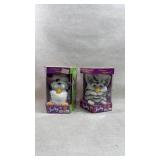 Vtg 1998 Original FURBY Gray/ Black Stripes,