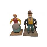 Antique Hand Carved Wooden Folk Art