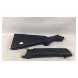 Black Synthetic Rifle Stock and Forearm Set