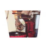 Canvas Art Depicting Industrial Coffee Roaster