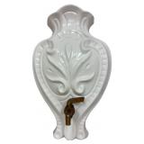 Vintage white Santa Anita Ware pottery wall