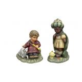2 Berta Hummel Figures MELCHIOR and SHEPHERD