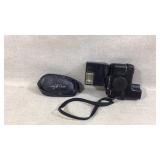 Pentax Auto 110 Camera with Lenses and Flash
