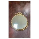 vintage French Provincial style wall mirror