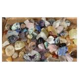 Raw Unpolished and Polished Crystals, Amethyst,