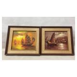 Framed Maritime Paintings by S.T. Young