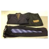 Barcelino Suit with Pants and Two Ties Included