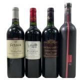 (4) Sealed Collectors Wine Bottles