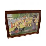 Framed Print of Georges Seurat
