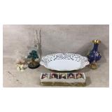 Decorative Lot Including Porcelain and Cloisonne