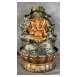 Tabletop Resin Ganesha Hindu Deity Water Fountain