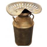Vintage Milk Can Tractor Seat