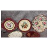 Assortment of Vintage Decorative Plates,