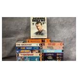 Old Western VHS Tapes mostly featuring John Wayne