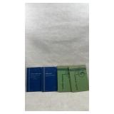 collection of vintage coin folders, specifically