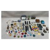 vintage junk drawer estate lot filled with a
