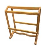 Wooden Blanket Rack