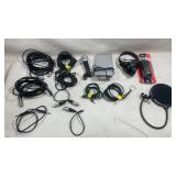 collection of audio equipment Including Hosa