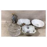 Porcelain and Glass Decorative Items