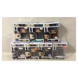 7 Funko Pop! Vinyl Figures, Various Series