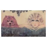 Louis Icart Two Beauties Lithograph