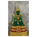Thai Amulet Gold-plated Emerald Buddha Decorative