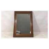 Rectangular Wooden Framed Wall Mirror