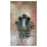 vintage or antique black Western parade saddle