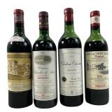 (4) Sealed Collectors Wine Bottles