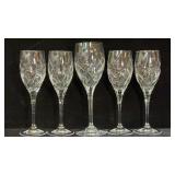 Vintage Mikasa English Garden Crystal Wine Glasses
