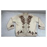 vintage Pringle of Scotland beaded cashmere