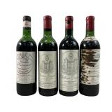 (4) Collectors Wine Bottles