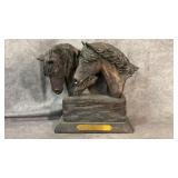 "Sweet Nothings" Bronzed Horse Sculpture by Artist