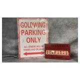 Goldwing Motorcycle Parking Only Sign, Mandala