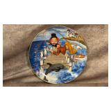 Vintage 1989 Signed Red Skeleton "Hooked on