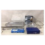 Kitchenware Including Glass and Steel Items