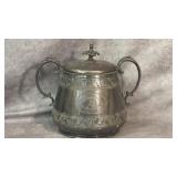Antique James Dixon & Sons Silver-plated Sugar