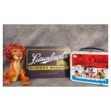 Vintage Thermos Yankee Doodles Metal Lunchbox,